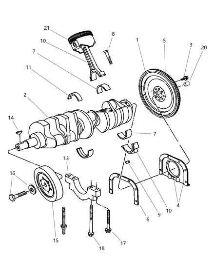 Gasket Rear Oil Seal Retainer