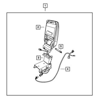 New OEM DVD Player Fits, 2007 Chrysler 300 - Part # 1BY971J8AD