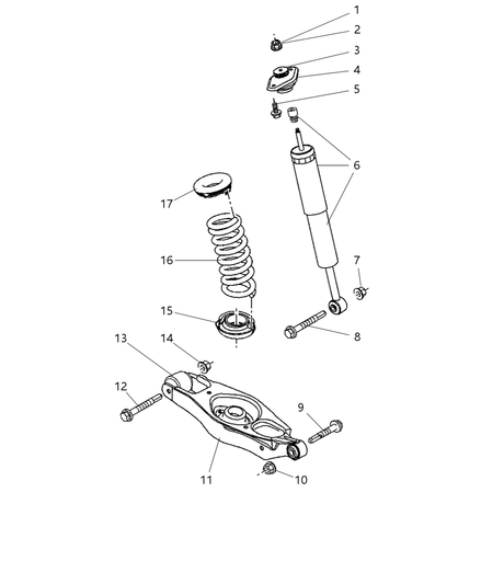 Shock Absorber Suspension Rear
