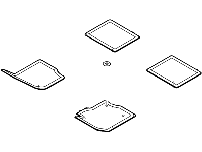 Kit - Contour Carpet Mat - Frt/Rear