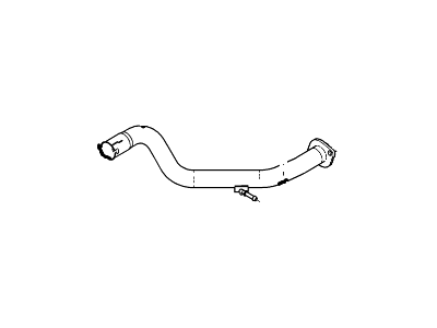 Pipe - Exhaust