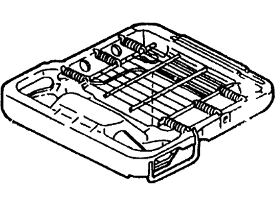 Frame And Spring (Front Seat Cushion) And 63101