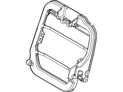 Frame - Rear Seat Back Retaining