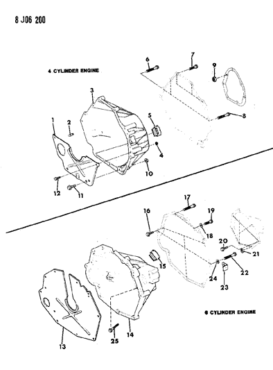 New 1984-1996 Fits Chrysler Grand Cherokee Bolt - Part # J0180129