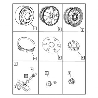 New OEM Wheel Fits, 2007-2009 Dodge Sprinter - Part # 1JJ25DX9AA