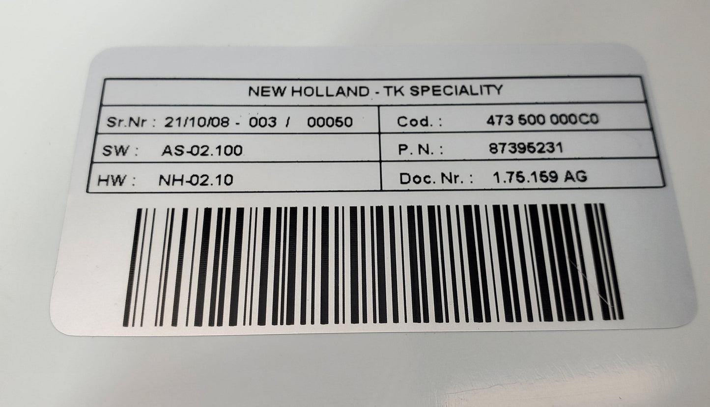 New OEM Genuine CNHi, Instrument Cluster - Part # 87395231