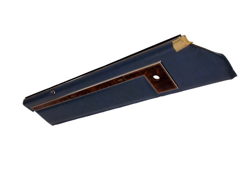 New OEM Driver's Left Upper GM Vintage Blue - Wood Door Trim Panel, Part # 20467437