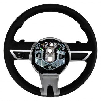 New OEM AC Delco 3-Spoke Polyurethane Black Painted Steering Wheel Fits, 2010-2011 Chevy Camaro - Part # 20945260