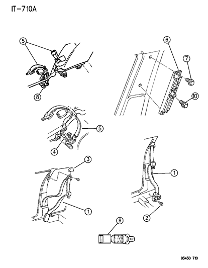 Seat Belt, Front Outer