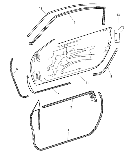 Weatherstrip Door Opening