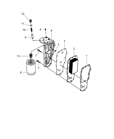 Gasket Oil Filter Head
