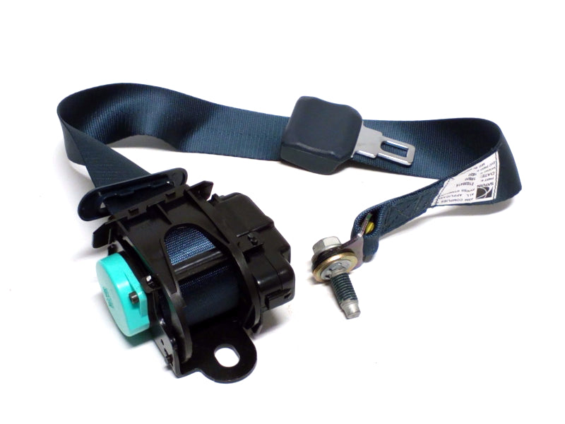 New OEM 1991-1994 Saturn SL1 Driver Rear Seat Belt Sapphire Blue, Part # 21048284