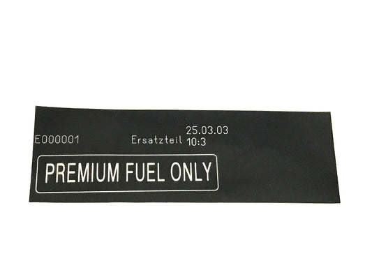 New OEM 1998-2020 Mercedes Fuel Label Decal Warning Sticker 210-584-87-17