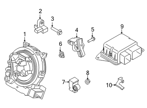 Side Impact Sensor Nut