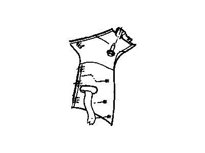 Molding D Pillar