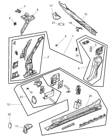 Bracket B-Pillar