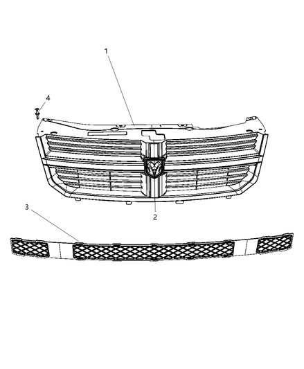 Grille Fascia