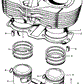 Ring Set, Piston (Over Size) (0.25)