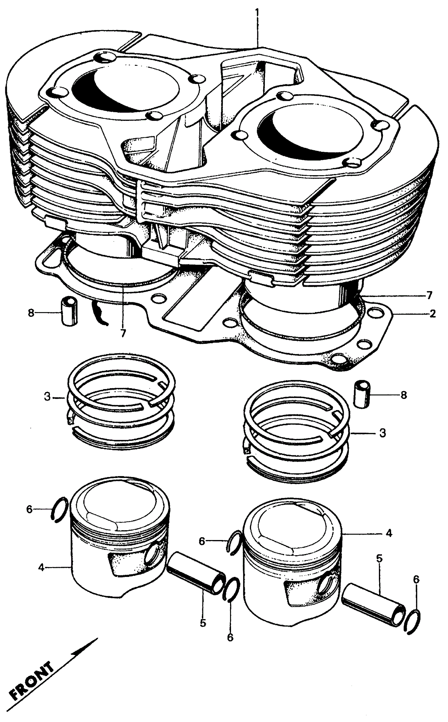 Ring Set, Piston (Over Size) (0.25)