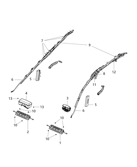 Kneeblocker Steering Column Opening Inflatable