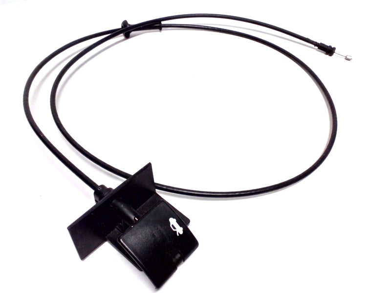 New OEM 1999–2004 Chevrolet Cavalier Hood Release Latch Cable with Handle, Part # 22641818