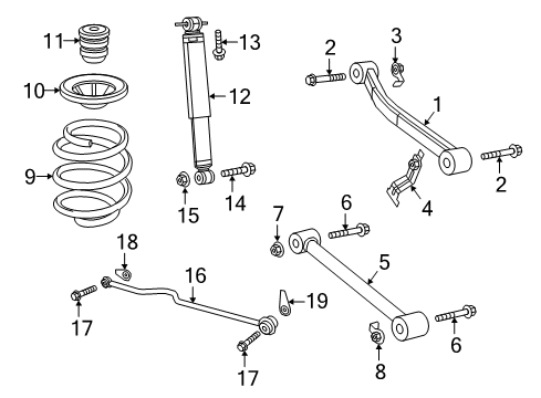 New 2022 Fits Chrysler Wrangler Suspension - Part # 68531293AB