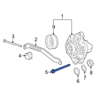 New Fits Kia, Alternator Bracket Bolt - Part # 3745122000