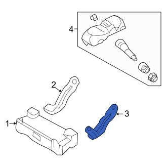 New Fits Kia, Left Tire Pressure Monitoring System Receiver Bracket (958001F020) - Part # 958001F020