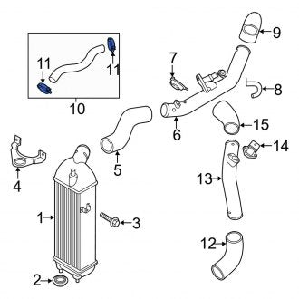 New Fits Kia, Turbocharger Coolant Line Clamp - Part # 1472032006B