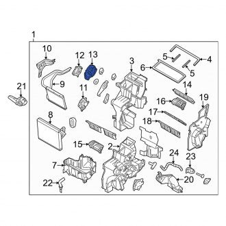 New Fits Kia, HVAC Blend Door Link - Part # 971492S400