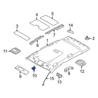 New Fits Kia, Sun Visor Clip - Part # 852353W100WK