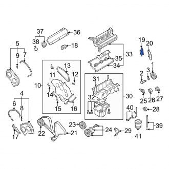 New Fits Kia, Lower Engine Timing Cover - Part # 2151439801