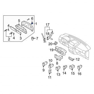 New Fits Kia, Instrument Panel Light Bulb - Part # 943102C000