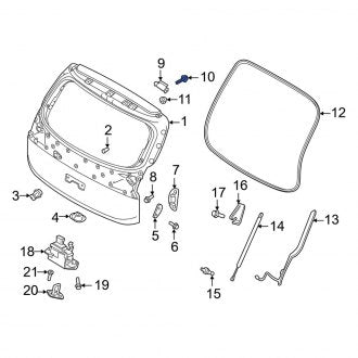 New Fits Kia, Liftgate Hinge Bolt - Part # 793593K100