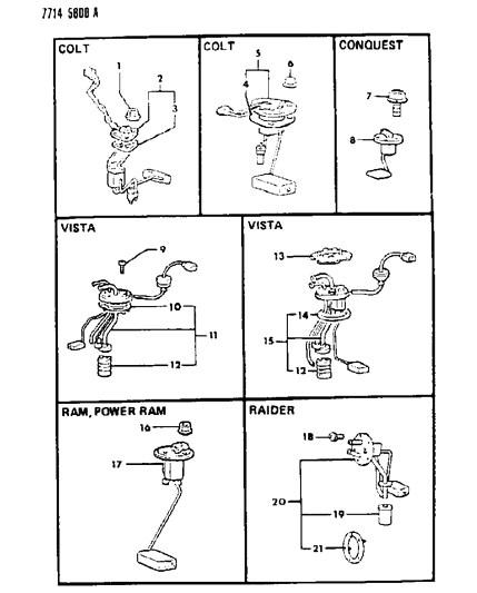 Packing, Fuel Tank Sending Unit