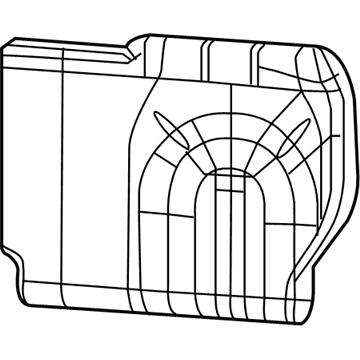 New 2021 Fits Chrysler Voyager Rear Seat Back Cover - Part # 6ED13LV5AB