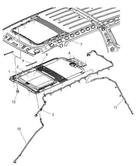 Channel Sunroof Drain