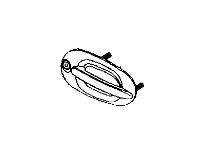 New 1999-2000 Fits Chrysler Grand Caravan, Town & Country Handle Sliding Door Exteri - Part # QK01WS2