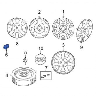 New Fits Kia, Wheel Lug Nut - Part # 60326161