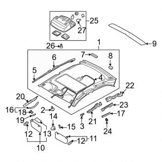 New Fits Kia, Coat Hook - Part # 853463C000NM