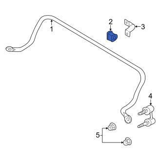 New Fits Kia, Front Suspension Stabilizer Bar Bushing - Part # 0K55A34156