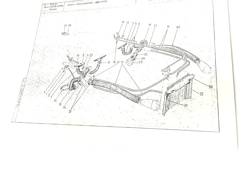 New OEM 1964-1967 Ferrari 330GT, 330/365 GTC, 365GT 365GTC4 Pininfarina Body Parts Manual