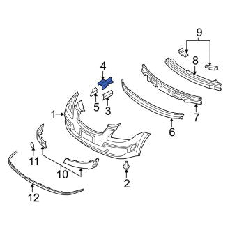 New Fits Kia, Front Left Bumper Cover Retainer - Part # 865911G000