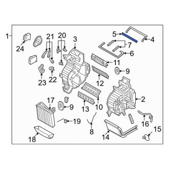 New Fits Kia, HVAC Case Seal - Part # 9.71342E+215