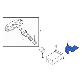 New Fits Kia, Tire Pressure Monitoring System Receiver Bracket (958002S510) - Part # 958002S510