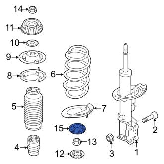 New Fits Kia, Suspension Strut Mount Cap - Part # 546271W000