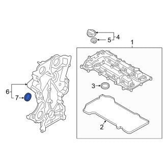 New Fits Kia, Engine Timing Cover Seal - Part # 214212M000