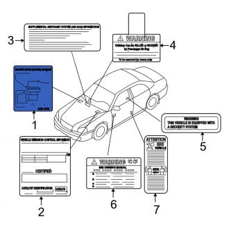 New Fits Kia, Engine Decal - Part # 052032G120