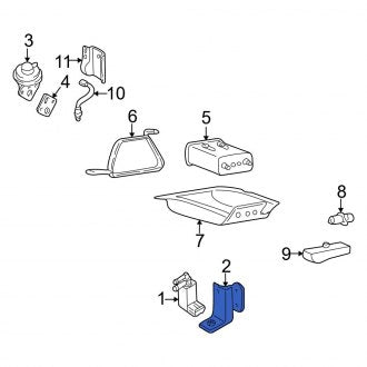 New Fits Kia, Vapor Canister Purge Solenoid Bracket - Part # 3946238400