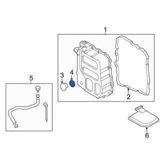 New Fits Kia, Automatic Transmission Cover Seal - Part # 452853B010